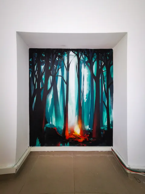 Forest · interior mural