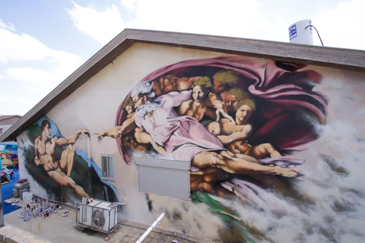 Dimona · residential mural