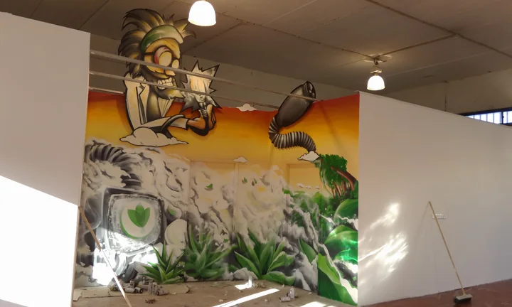 Hydroshop · interior mural