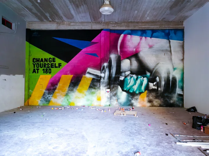 Netivot · gym mural