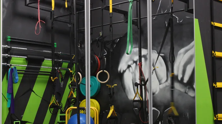 The Box · gym interior