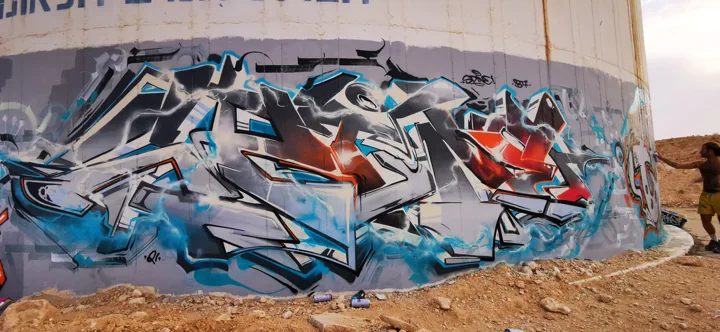 Silver and orange