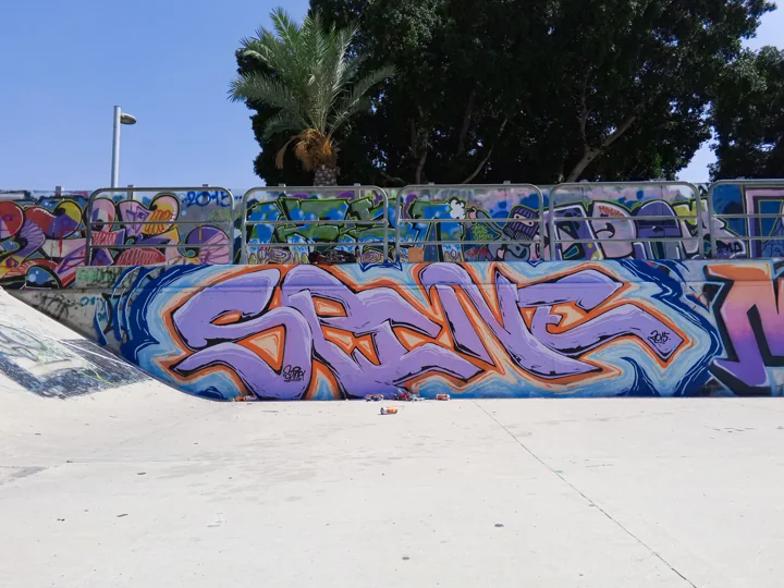 Skatepark lettering