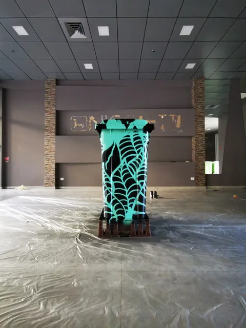 Painted objects · bin series