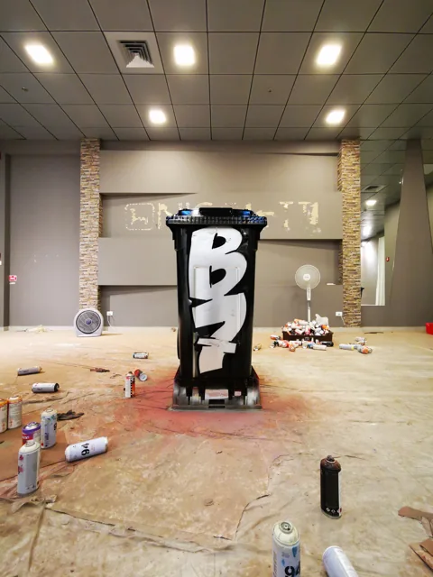 Painted objects · lettering