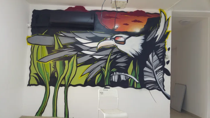 Bird · interior mural