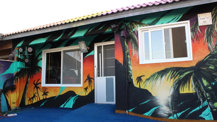 Painted cabin