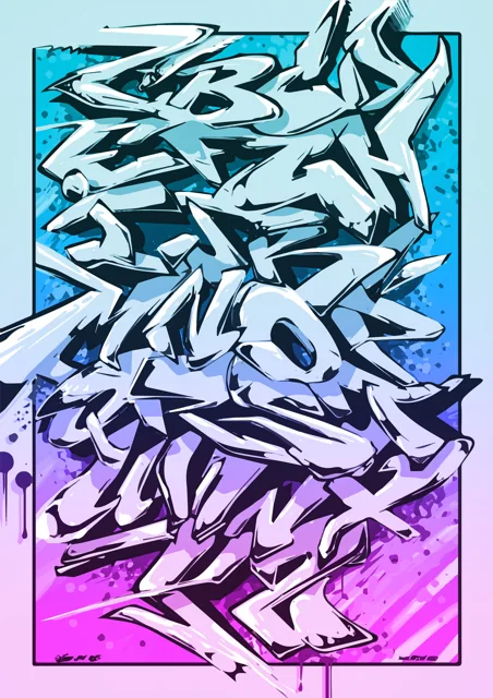 Wildstyle alphabet