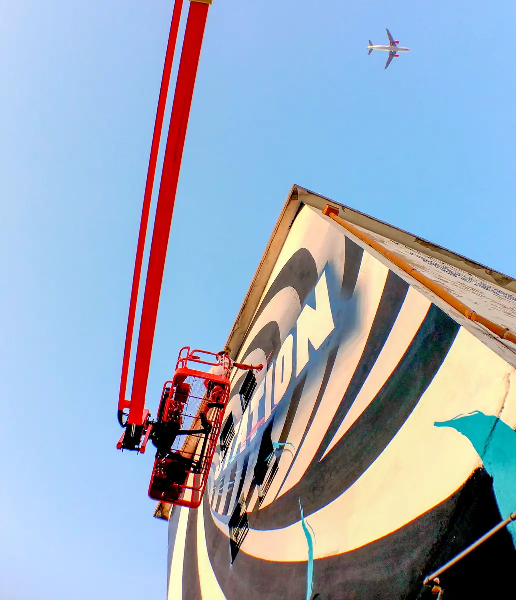 Pop-Up Museum TLV — SPINE B7 mural, photo 4